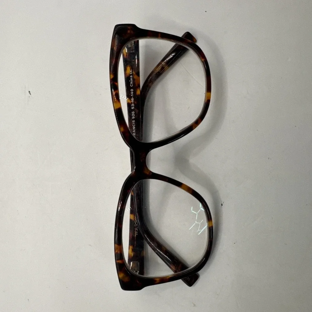 WARBY PARKER FRANCIS 926 Brown Habana Tortoise 53-16-140 Eyeglasses Frame